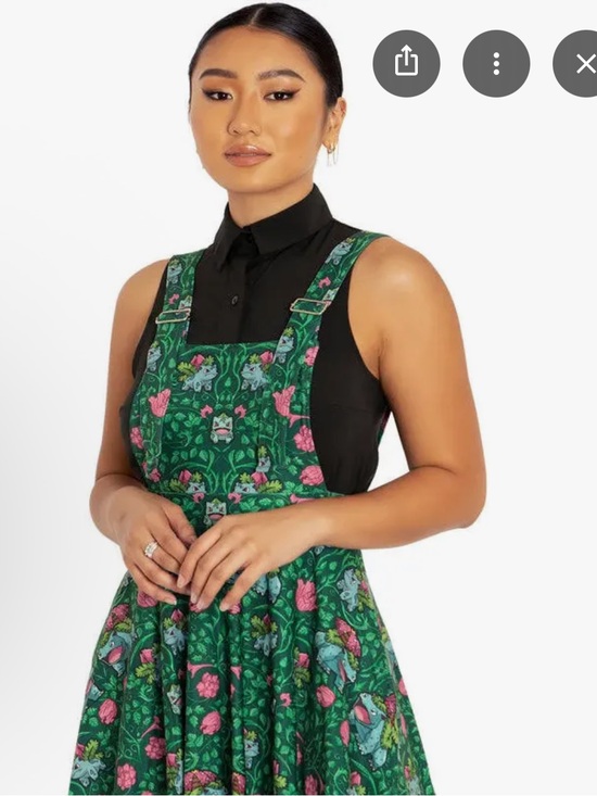 Blackmilk Dresses & Skirts - BlackMilk Pokemon Bulbasaur Dress Medium Comicon Cosplay Nostalgia NWOT